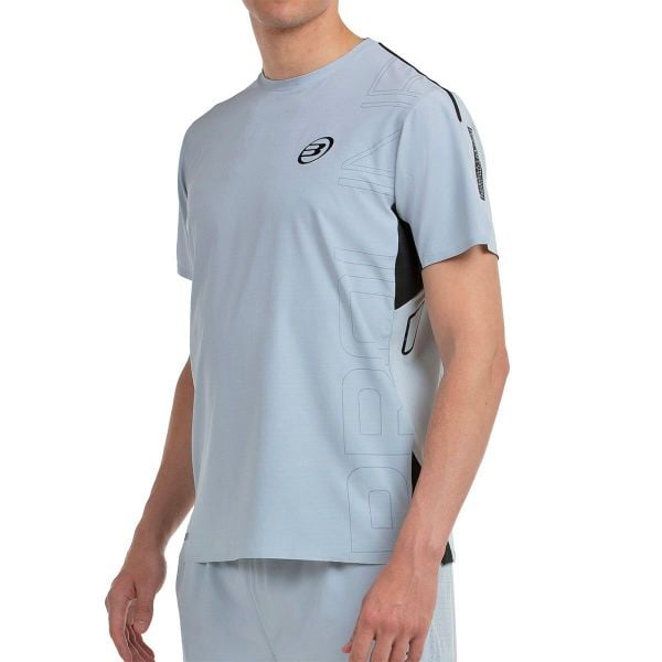 Bullpadel Licio T-shirt. Szare t-shirty damskie bullpadel, bez wzorów, bez kołnierzyka. W wyprzedaży za 191.90 zł.