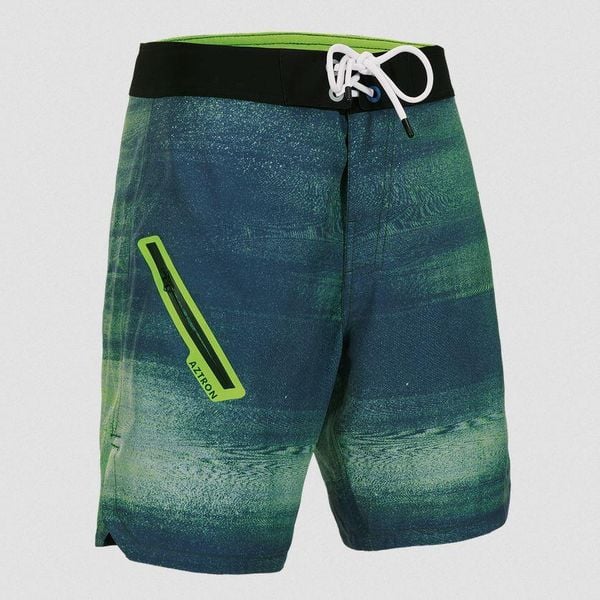 Spodenki szorty do sportów wodnych UV męskie Aztron Stardust Green. Zielone szorty męskie Aztron, bez wzorów, z elastanu, sportowe. W wyprzedaży za 112.50 zł.