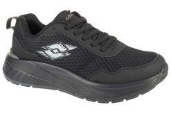 Buty sportowe ultra lekkie Lotto DYNATIV. Czarne buty sportowe na co dzień damskie Lotto, bez wzorów, z materiału, trekkingowe. Za 127.00 zł.