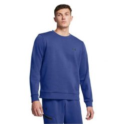 Bluza z okrągłym dekoltem Under Armour Unstoppable Fleece. Czarne bluzy z kapturem męskie Under Armour, m, z bawełny. Za 325.25 zł.