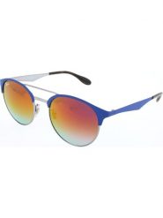 Ray Ban Okulary przeciwsłoneczne unisex w kolorze niebiesko-srebrnym rozmiar: 54. Niebieskie okulary przeciwsłoneczne damskie Ray-Ban. Za 484.31 zł.
