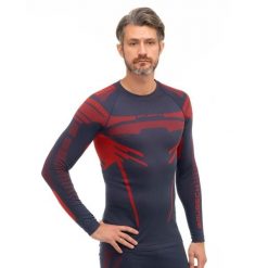 Bluza termoaktywna Męska Brubeck DRY. Czerwone bluzy bez kaptura męskie Brubeck, l, z poliamidu. Za 159.99 zł.