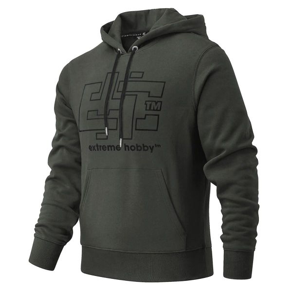 Bluza męska z kapturem EXTREME HOBBY CRUCIAL. Zielone bluzy z kapturem męskie EXTREME HOBBY, m, z bawełny. Za 249.00 zł.