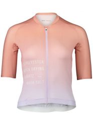 POC Koszulka kolarska "Pristine" w kolorze jasnoróżowo-fioletowym rozmiar: XL. Różowe bluzki sportowe damskie POC, xl, bez wzorów, z materiału, bez ramiączek. Za 217.99 zł.