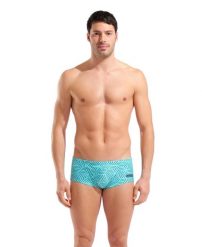 Spodenki kąpielowe męskie Arena Allover Swim Low Waist Short. Niebieskie kąpielówki męskie Arena, m, bez wzorów. Za 179.99 zł.