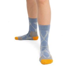 Skarpety Trekkingowe Damskie Icebreaker Hike+ Medium Crew Fractured Landscapes. Szare skarpetki damskie Icebreaker, bez wzorów, z wełny. Za 119.99 zł.