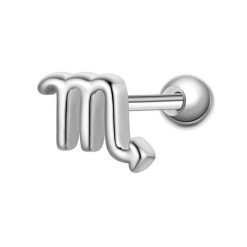 Glanzstücke München Piercing Sterling Silber Kolczyki 1 ct Damski. Szare kolczyki damskie Glanzstücke München, srebrne. Za 110.49 zł.