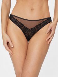 Guess Figi brazylijskie Giselle O4RE00 KC190 Czarny. Czarne figi damskie Guess, xl, z aplikacjami, z syntetyku. Za 149.99 zł.