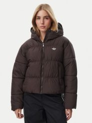 Adidas Kurtka zimowa KR9559 Brązowy ciemny Loose Fit. Brązowe kurtki damskie Adidas, na zimę, s, bez wzorów, z syntetyku, bez kaptura. Za 569.99 zł.
