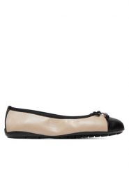 Caprice Baleriny 9-22113-42 Beżowy. Brązowe baleriny damskie Caprice, bez wzorów, ze skóry, bez obcasa. Za 168.99 zł.