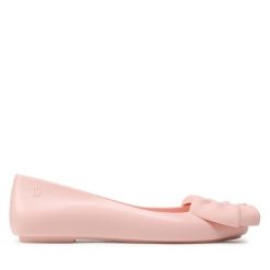 Baleriny Melissa. Czerwone baleriny damskie Melissa, bez wzorów, bez obcasa. Za 389.99 zł.