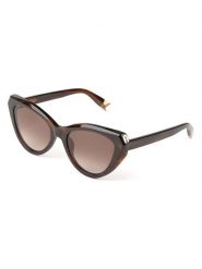 Furla Damskie okulary przeciwsłoneczne w kolorze brązowo-jasnobrązowym rozmiar: 54. Brązowe okulary przeciwsłoneczne damskie Furla. Za 347.99 zł.