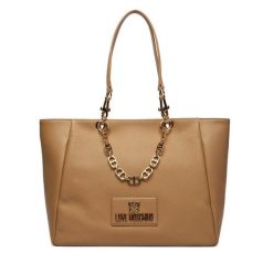 Torebka LOVE MOSCHINO. Brązowe torebki klasyczne damskie Love Moschino, bez wzorów, bez dodatków. Za 1,399.00 zł.