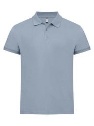 Clique Classic Lincoln S/S koszulka polo męska z bawełny, nowoczesny krój. Niebieskie koszulki polo męskie CLIQUE, m, bez wzorów, z bawełny, bez ramiączek. Za 122.04 zł.