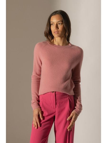 Perfect Cashmere Kaszmirowy sweter "Whitney" w kolorze szaroróżowym rozmiar: XL. Różowe swetry klasyczne damskie Perfect Cashmere, xl, z kaszmiru, bez kołnierzyka. Za 266.03 zł.