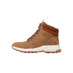 Buty męskie ocieplane Kappa TIBER. Brązowe buty trekkingowe męskie Kappa, na zimę, z materiału, bez zapięcia, trekkingowe. Za 156.77 zł.