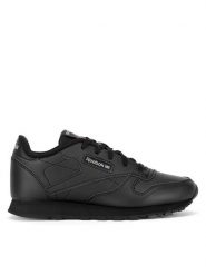 Reebok Sneakersy Classic Leather 100000116 Czarny. Czarne buty sportowe chłopięce Reebok, bez wzorów, ze skóry, bez zapięcia. Za 159.00 zł.