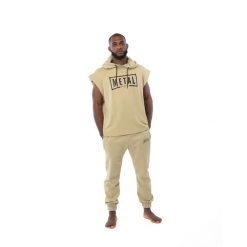 Bluza z kapturem Metal Boxe Storm. Brązowe bluzy z kapturem męskie METAL BOXE, l, z bawełny. Za 198.50 zł.