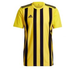 Koszulka do piłki nożnej męska Adidas Striped 21. Czarne t-shirty sportowe męskie Adidas, m, bez ramiączek, do piłki nożnej. Za 131.10 zł.
