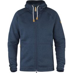 Bluza z kapturem męska Fjallraven Ovik Fleece Hoodie. Czarne bluzy z kapturem męskie Fjällräven, na lato, m, z bawełny. Za 681.99 zł.