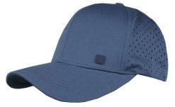 Letnia Męska Czapka z Daszkiem i Siateczką - Pako Jeans - Niebieska. Niebieskie czapki męskie Pako Jeans, na lato, bez wzorów, z bawełny. Za 45.00 zł.
