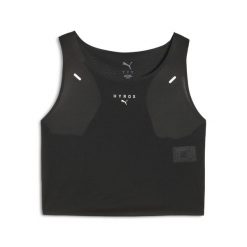 Damski skrócony top bez rękawów PUMA x HYROX ULTRASPUN PUMA Black. Czarne topy damskie Puma, l, bez wzorów, bez kołnierzyka. W wyprzedaży za 144.00 zł.