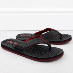 Klapki męskie japonki fakirki czarne Big Star. Czarne klapki i japonki męskie Big Star, ze skóry ekologicznej. Za 71.99 zł.