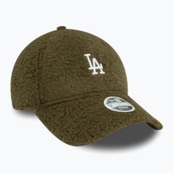 Czapka z daszkiem damska New Era Borg 9FORTY Los Angeles Dodgers. Zielone czapki z daszkiem damskie New Era, bez wzorów. Za 139.99 zł.