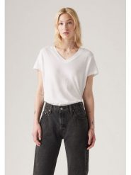 Levi's Koszulka w kolorze białym rozmiar: S. Białe bluzki damskie Levi's, s, bez wzorów, z bawełny, bez kołnierzyka. Za 83.42 zł.