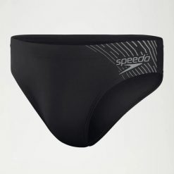 Kąpielówki męskie slipy kąpielowe Speedo Medley Logo. Czarne kąpielówki męskie Speedo, m, bez wzorów, z materiału, na fitness i siłownię. Za 111.98 zł.