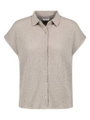 Sublevel Bluzka w kolorze szarobrązowym rozmiar: S. Brązowe bluzki damskie Sublevel, s, bez wzorów, bez kołnierzyka, bez ramiączek. Za 60.99 zł.