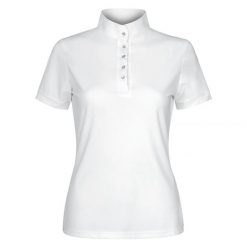 Koszulka jeździecka konkursowa damska EQUESTRIAN QUEEN Juliette 26SS. Białe t-shirty damskie EQUESTRIAN QUEEN, m, bez wzorów, bez kołnierzyka. Za 180.99 zł.