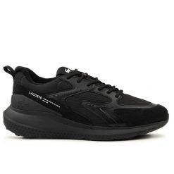 Buty męskie sneakersy Lacoste L003 EVO. Czarne buty sportowe na co dzień męskie Lacoste, z gumy, bez zapięcia, trekkingowe. Za 378.00 zł.