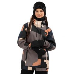 Kurtka snowboardowa damska W1-W Sandboard. Czarne kurtki damskie SIROKO, na zimę, xs, bez wzorów, z softshellu, bez kaptura. W wyprzedaży za 336.00 zł.