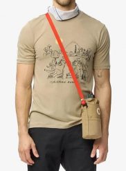 Koszulka rowerowa Fjallraven Hoja Lugnt Wool T-shirt. Brązowe t-shirty męskie Fjällräven, m, bez wzorów, z materiału, bez kołnierzyka. Za 354.19 zł.