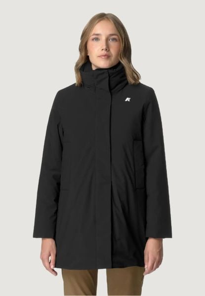 Kurtka anorak Kobieta K-WAY Marla St Warm. Czarne kurtki damskie k-way, na zimę, l, bez wzorów, z elastanu, bez kaptura. Za 1,203.52 zł.