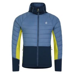Męska Kurtka Hybrydowa Descending. Niebieskie kurtki męskie Dare 2b, l, bez wzorów, z puchu, sportowe, bez kaptura. Za 146.99 zł.