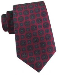 Męski Krawat - Głęboka Czerwień w Grochy - Alties. Czerwone krawaty i muchy męskie Alties, bez wzorów, z tkaniny, eleganckie. Za 55.00 zł.