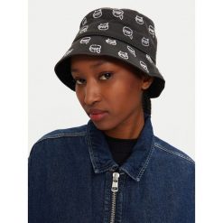 Kapelusz KARL LAGERFELD. Czarne kapelusze damskie Karl Lagerfeld, bez wzorów. Za 239.99 zł.