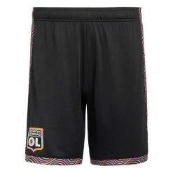 Krótki trzeci OL 2026/27. Czarne szorty męskie Adidas, bez wzorów, z materiału, eleganckie. Za 194.00 zł.