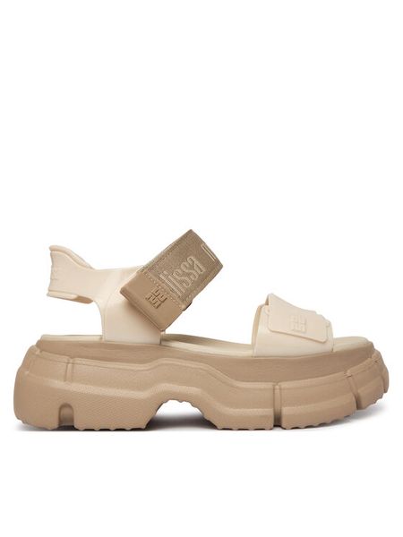 Melissa Sandały Melissa Pulse Ad 36854 Beżowy. Brązowe sandały damskie Melissa, bez wzorów, z tworzywa sztucznego, bez obcasa, na koturnie. Za 598.99 zł.