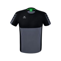 Koszulka Erima Six Wings Multicolor Junior. Czarne bluzki damskie Erima, bez wzorów, z materiału, klasyczne, bez kołnierzyka, bez ramiączek. Za 234.99 zł.