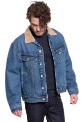 KURTKA JEANSOWA LEE STORM RIDER JKT MID STONE L88YRDFJ 112123806. Kurtki męskie Lee, na zimę, l, bez wzorów, z jeansu, bez kaptura. W wyprzedaży za 119.99 zł.