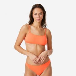 Góra kostiumu kąpielowego damska Roxy Braletka. Brązowe bikini damskie Roxy, bez wzorów. Za 79.99 zł.