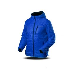 Kurtka Trimm DOUBLE. Niebieskie kurtki męskie TRIMM, bez wzorów, sportowe, z kapturem. W wyprzedaży za 308.00 zł.