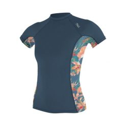 Damska koszulka typu rashguard O'Neill Side Print. Niebieskie t-shirty damskie O'neill, l, bez wzorów, bez kołnierzyka. Za 230.50 zł.