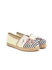 Calceo Espadryle w kolorze kremowo-granatowym rozmiar: 39. Brązowe espadryle damskie Calceo, bez wzorów, bez obcasa. Za 179.64 zł.