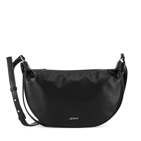 Torebka JENNY. Czarne listonoszki damskie Jenny, bez wzorów, bez dodatków. Za 129.99 zł.