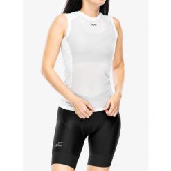 Koszulka szybkoschnąca POC Essential Layer Vest. Białe t-shirty sportowe męskie POC, bez ramiączek, rowerowe. Za 219.99 zł.