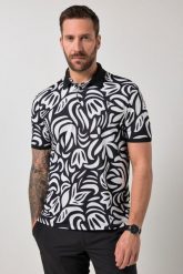 Męska Koszulka polo FLEXNAMIC® golf pika nadruk na całej powierzchni rękaw 1/2. Czarne koszulki polo męskie JAY-PI, m, bez wzorów, z elastanu, bez ramiączek. Za 199.99 zł.